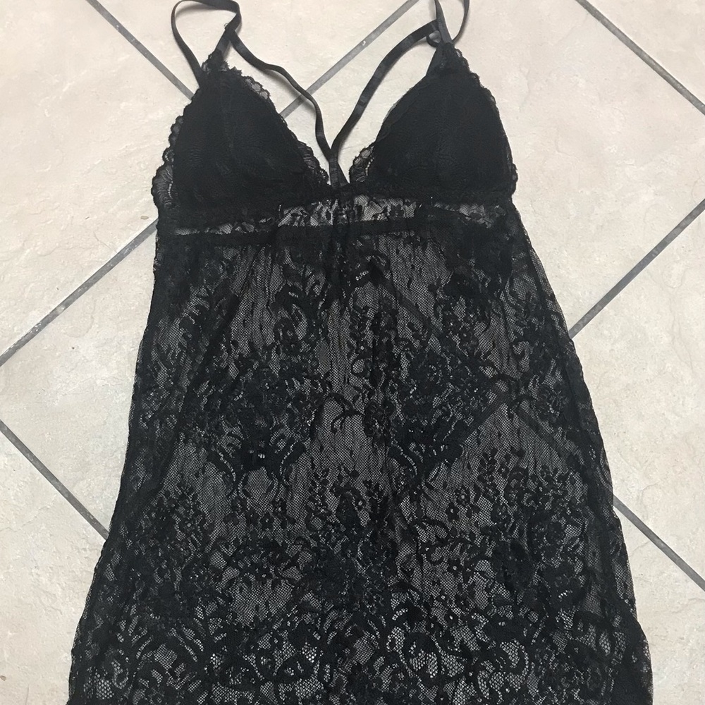 Baby doll with thong
